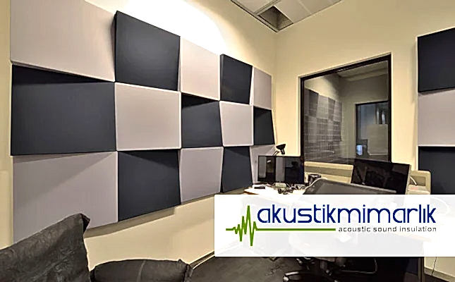 kumaş kaplı akustik panel