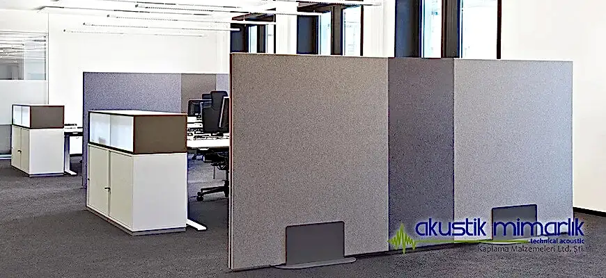 Açık Ofis Akustik Paravan Modeller