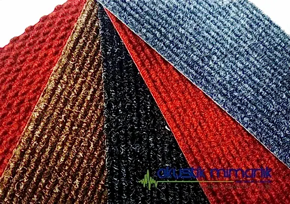 Akustik Pvc Kauçuk Tabanlı Rulo Halı