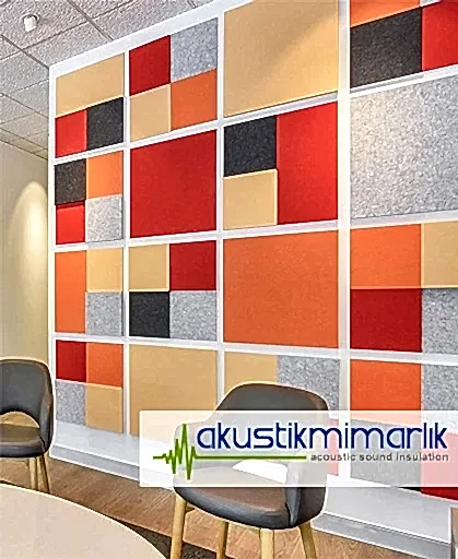 akustik keçe duvar paneli