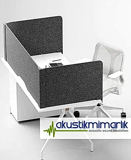 akustik keçe masa seperatörü