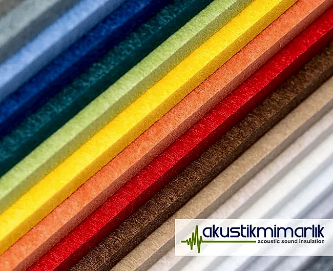 akustik keçe panel