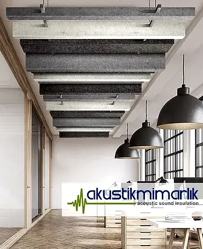 akustik keçe tavan paneli