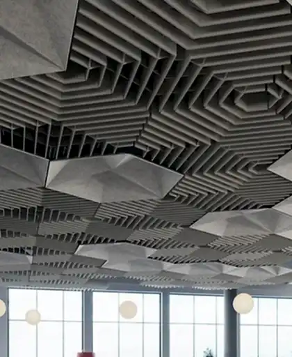 acoustic flat cloud felt panels