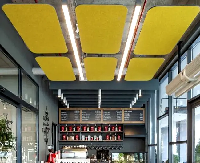 akustik keçe paravan perde