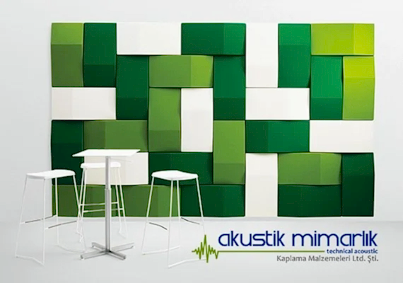 3 Boyutlu Akustik Panel Kaplama