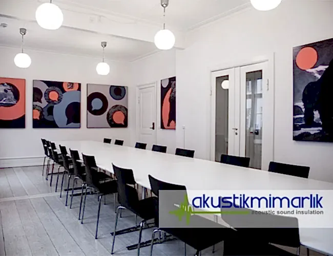 görsel baskılı akustik kumaş kaplı panel