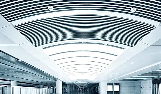 Lineer Baffle Asma Tavan Sistemi
