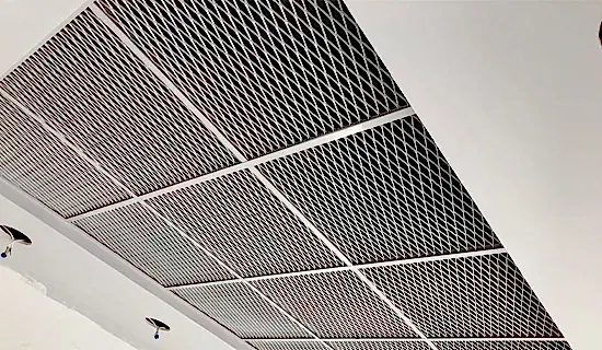 Genişletilmiş Metal Mesh Asma Tavan