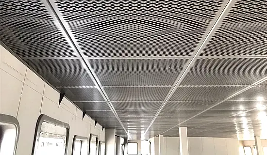Genişletilmiş Metal Mesh Asma Tavan