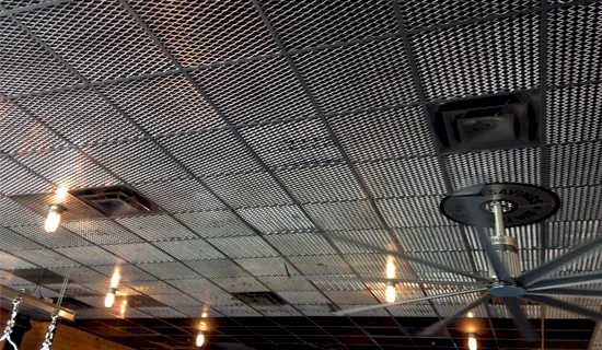 Genişletilmiş Metal Mesh Asma Tavan