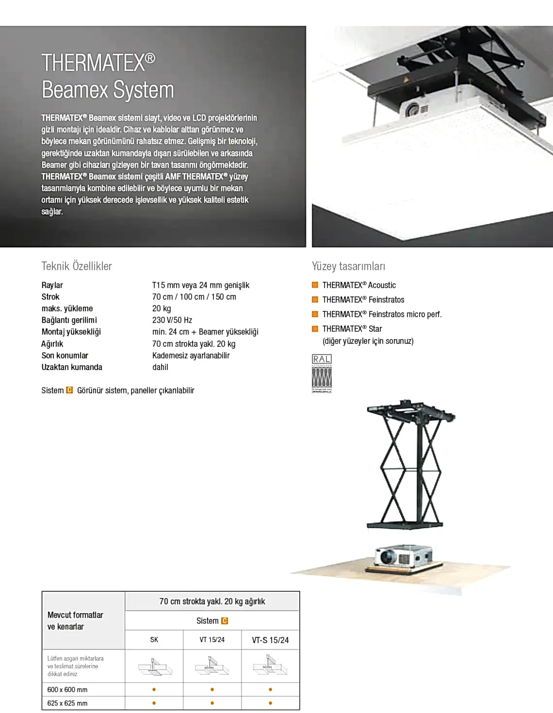 Thermatex Modüler Tavan Panelleri