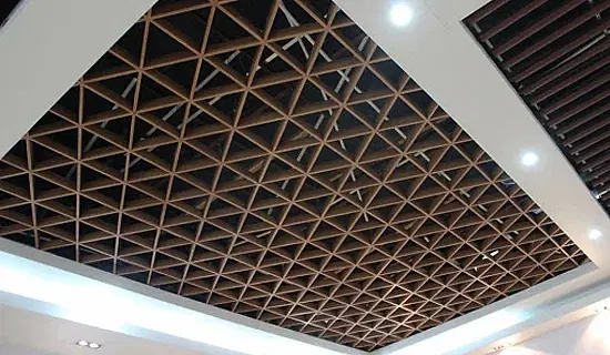 Üçgen Petek Asma Tavan Sistemi