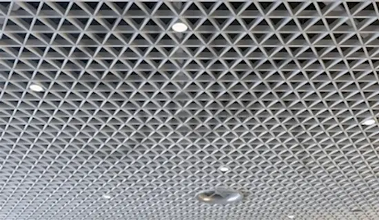 Üçgen Petek Asma Tavan Sistemi