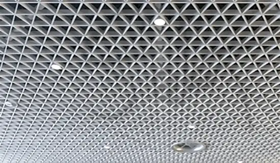 Üçgen Petek Asma Tavan Sistemi