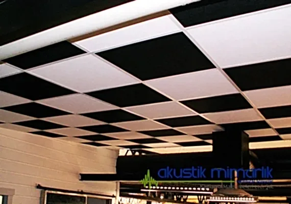 Cam Yünü Asma Tavan Paneli