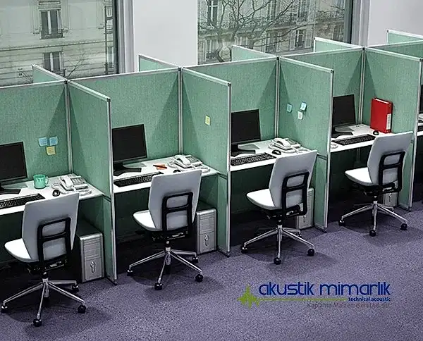 Çağrı Merkezi Akustik Masa Seperatörü