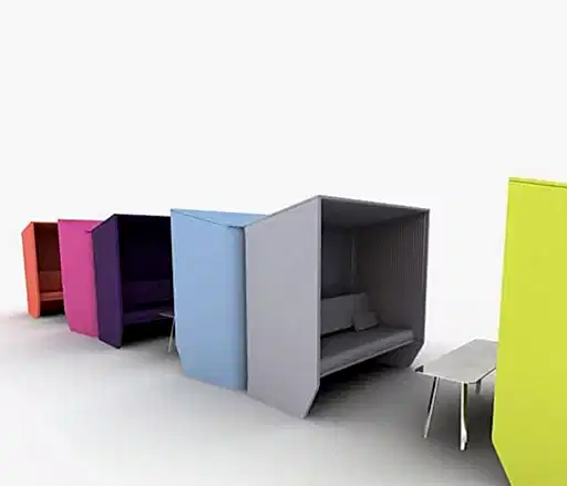 akustik çalışma masası kabini