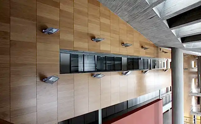 ahşap akustik derzli ses yalıtım paneli