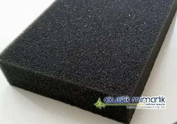 Yanmaz Bariyerli Akustik Düz Sünger