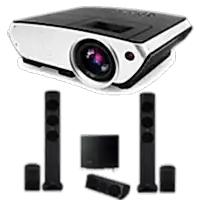 En iyi ev Sinema Odası Projeksiyonu Ses Sistemi