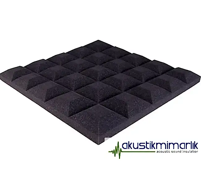 akustik kesik piramit sünger