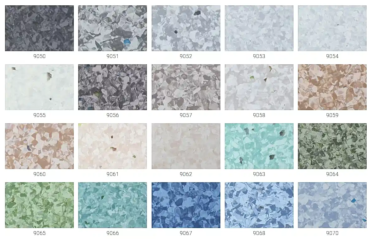 homojen vinly cristal pvc zemin kaplama döşemeleri