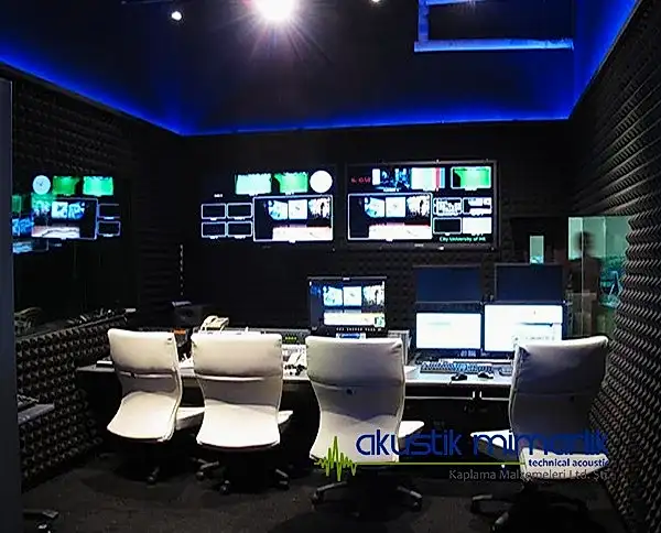 Reji Odası Akustik Sünger Ses Yalıtımı
