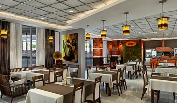 Restaurant Akustik Asma Tavan Kaplama Ses Yalıtımı