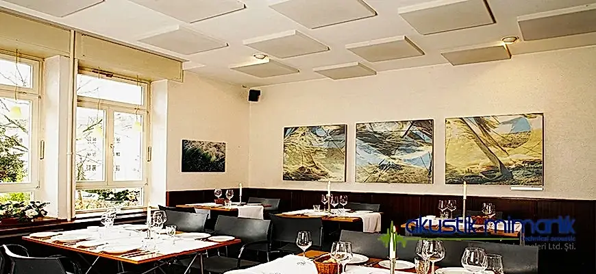 Restaurant Akustik Kaplama Sünger Ses Yalıtımı