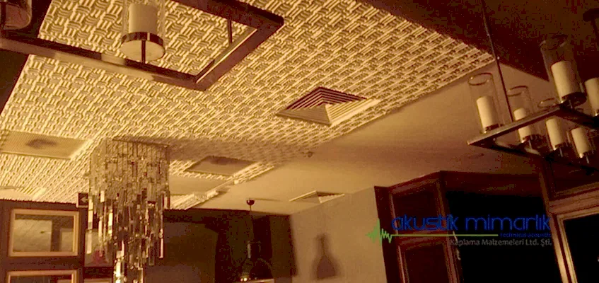 Tavan Akustik Ses Yalıtımı