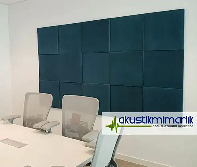 Akustik kadife kaplı sünger