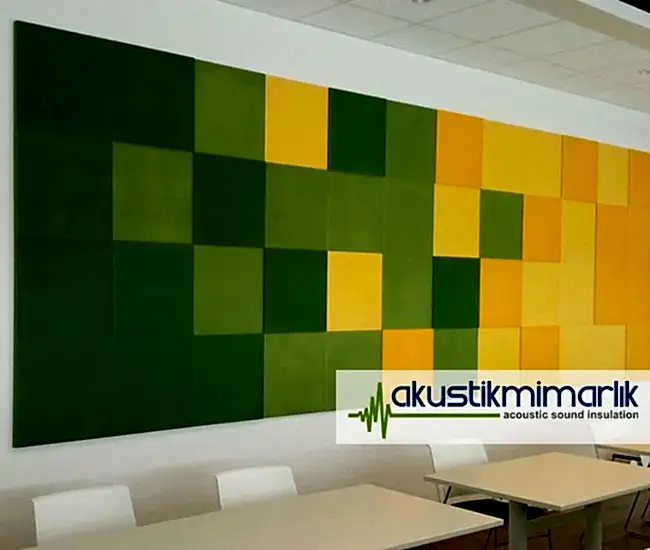 akustik renkli sünger