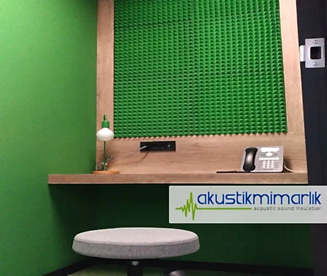 boya kaplı akustik sünger