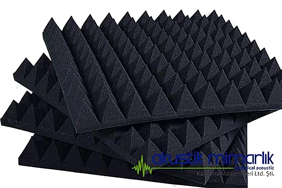 Yanmaz Akustik Piramit Sünger