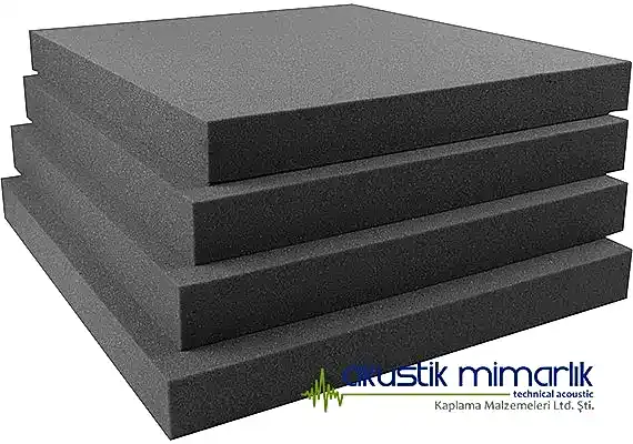 Yanmaz Akustik PU Düz Sünger