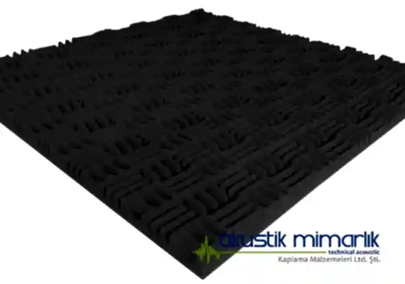 Yanmaz Akustik PU Labirent Sünger