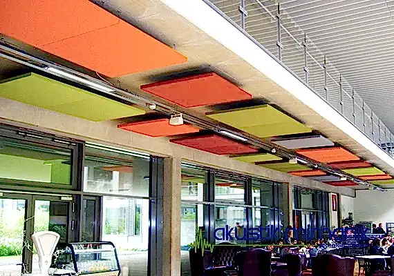 Akustik Yüzer Tavan Paneli